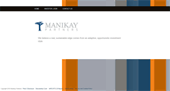 Desktop Screenshot of manikaypartners.com