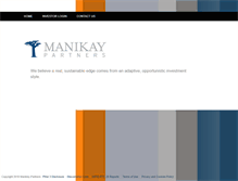 Tablet Screenshot of manikaypartners.com